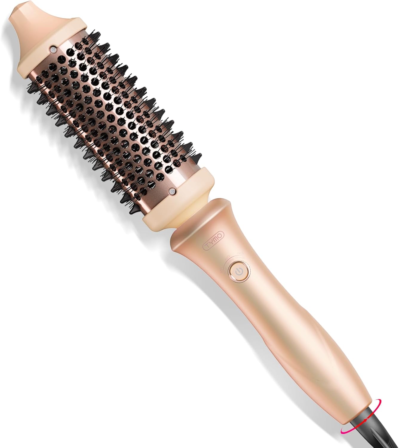 TYMO Thermal Brush Heated Round Brush - STYLUX Blowout Volumizer with Flexi-Fit...