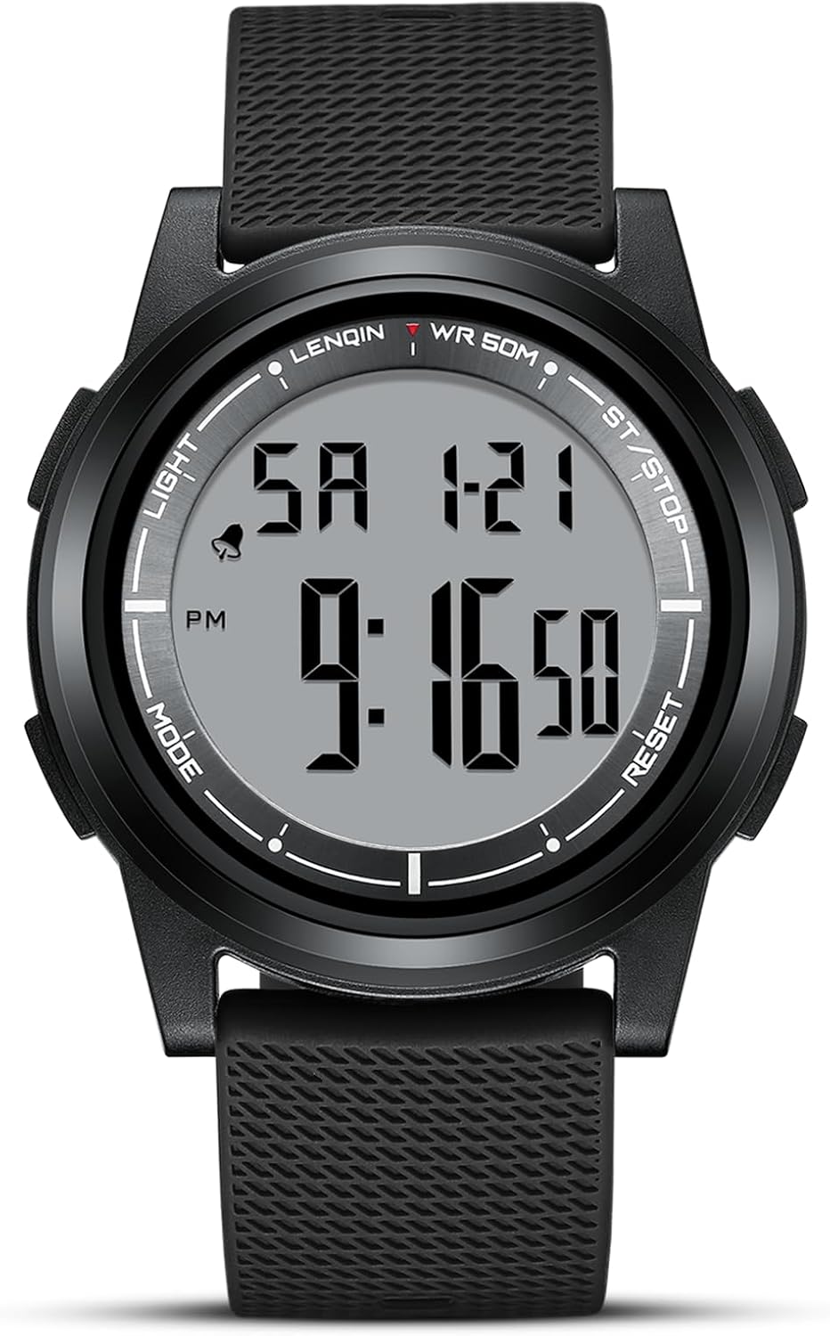 HANPOSH Mens Watches Digital Watches for Men Stopwatch 30M Waterproof Sports Wat...
