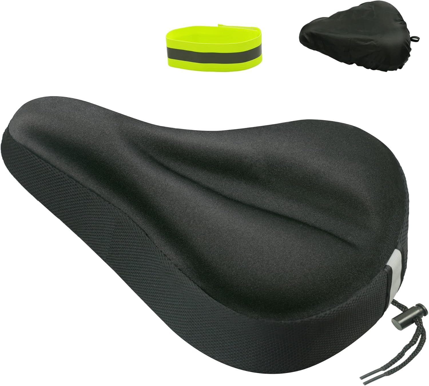 Gel Bike Seat Cover Padded Bicycle Saddle Covers for Women & Men, Most Comfortab...