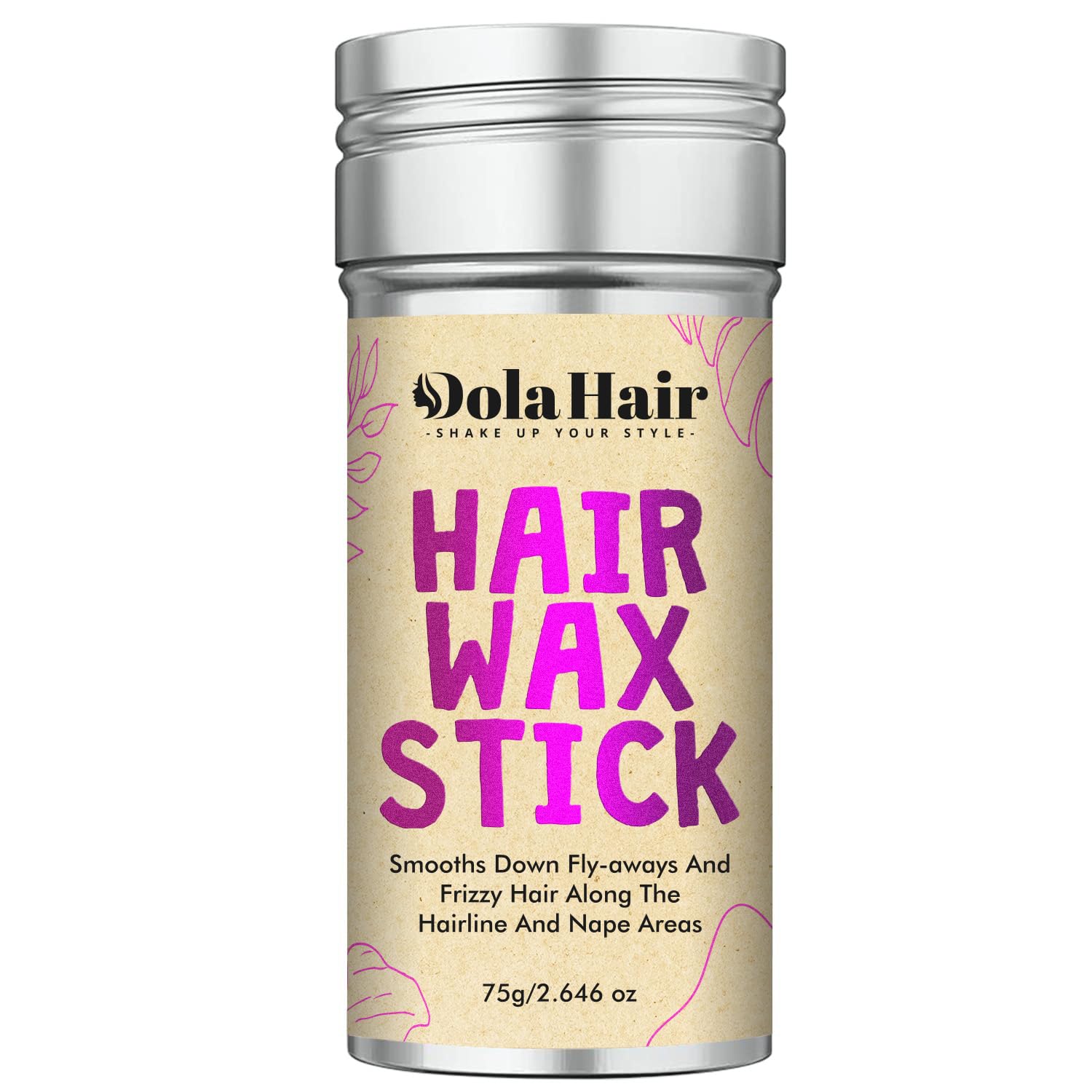 Dolahair Hair Wax Stick - Flyaway Control and Styling Pomade for Kids, Women, an...