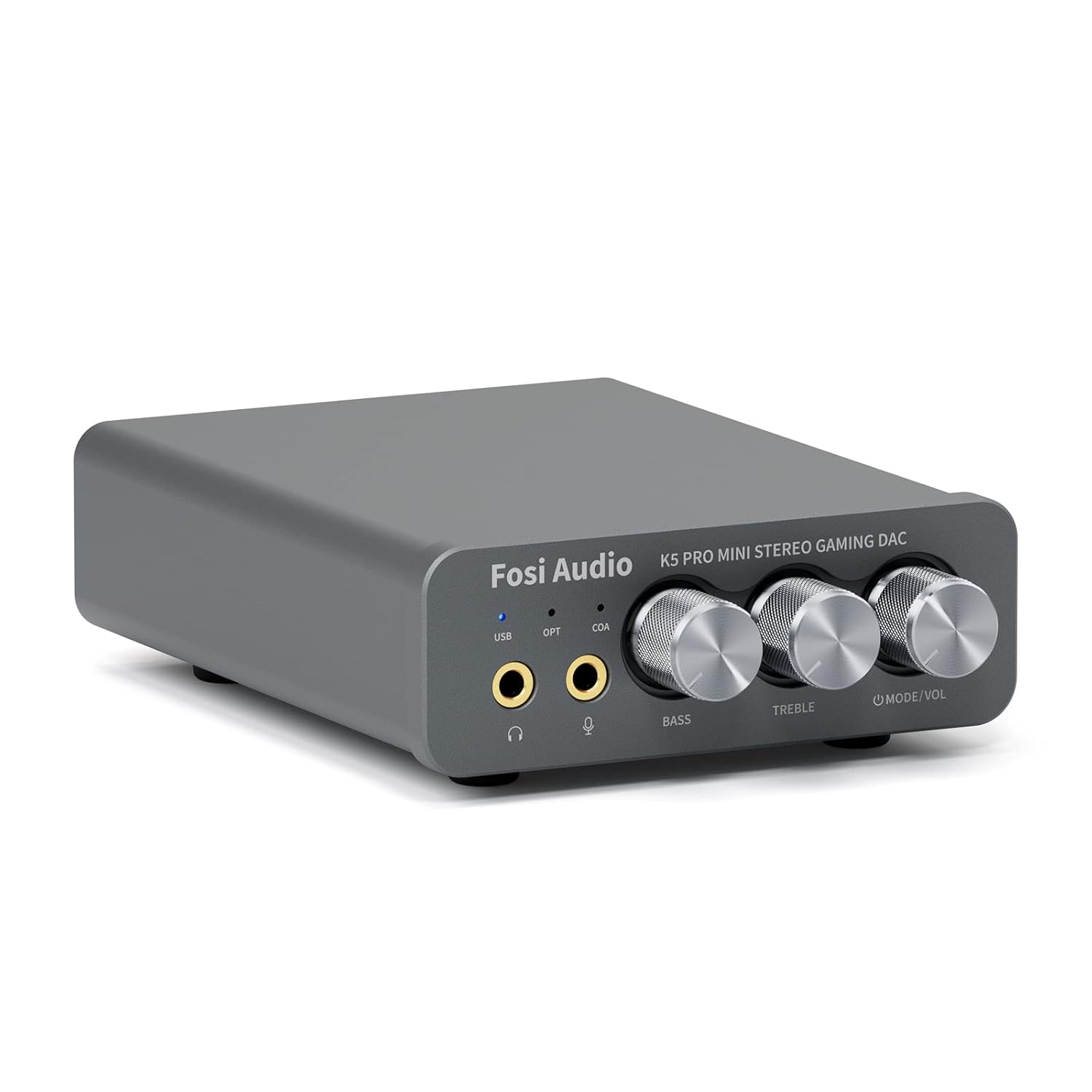 Fosi Audio K5 Pro DAC Amp Headphone Amplifier, Mini Hifi Stereo Digital-to-Analo...