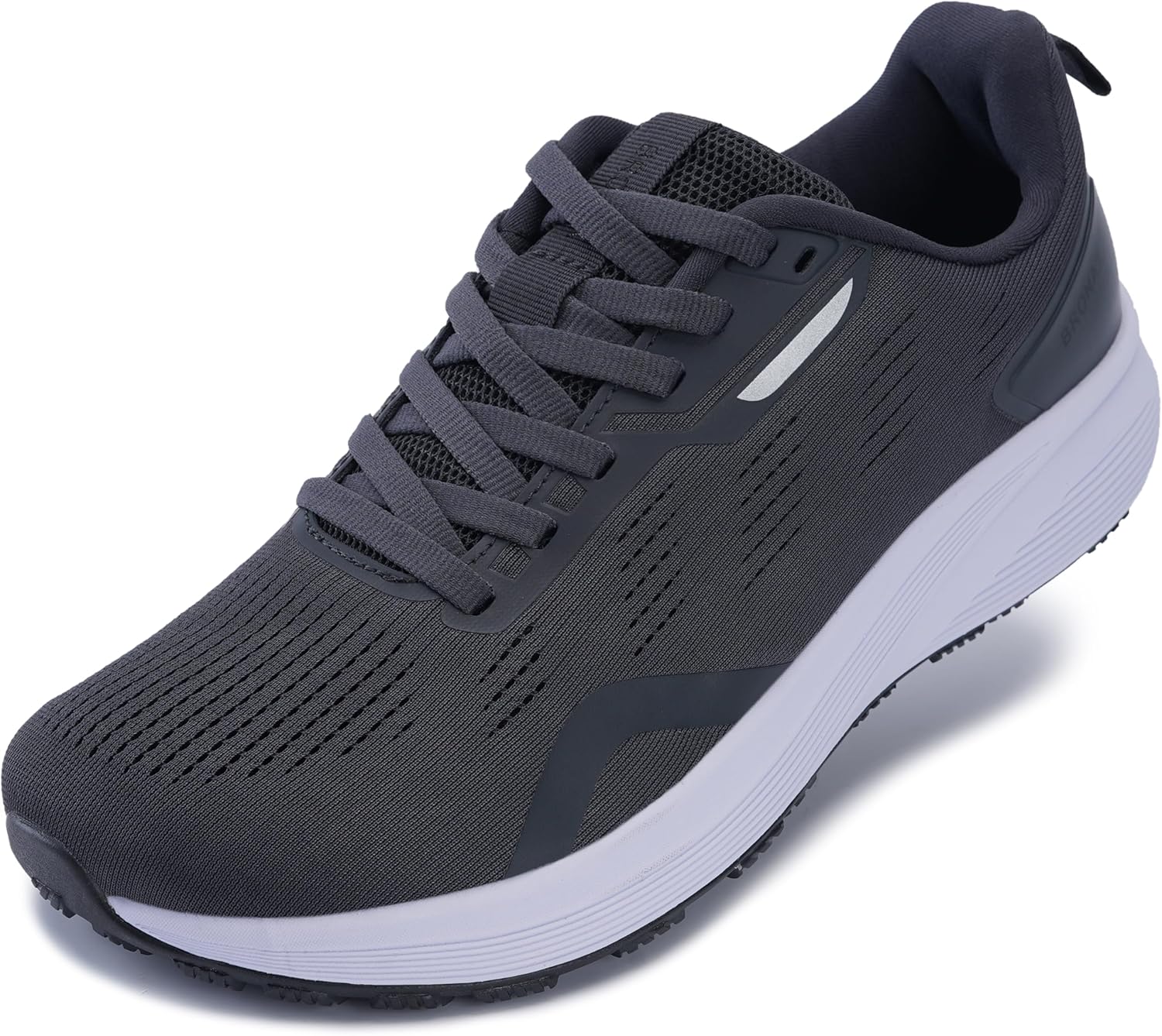 BRONAX Men's Wide Toe Box Running Shoes | Natural Foot Shape Tennis Sneakers 12...