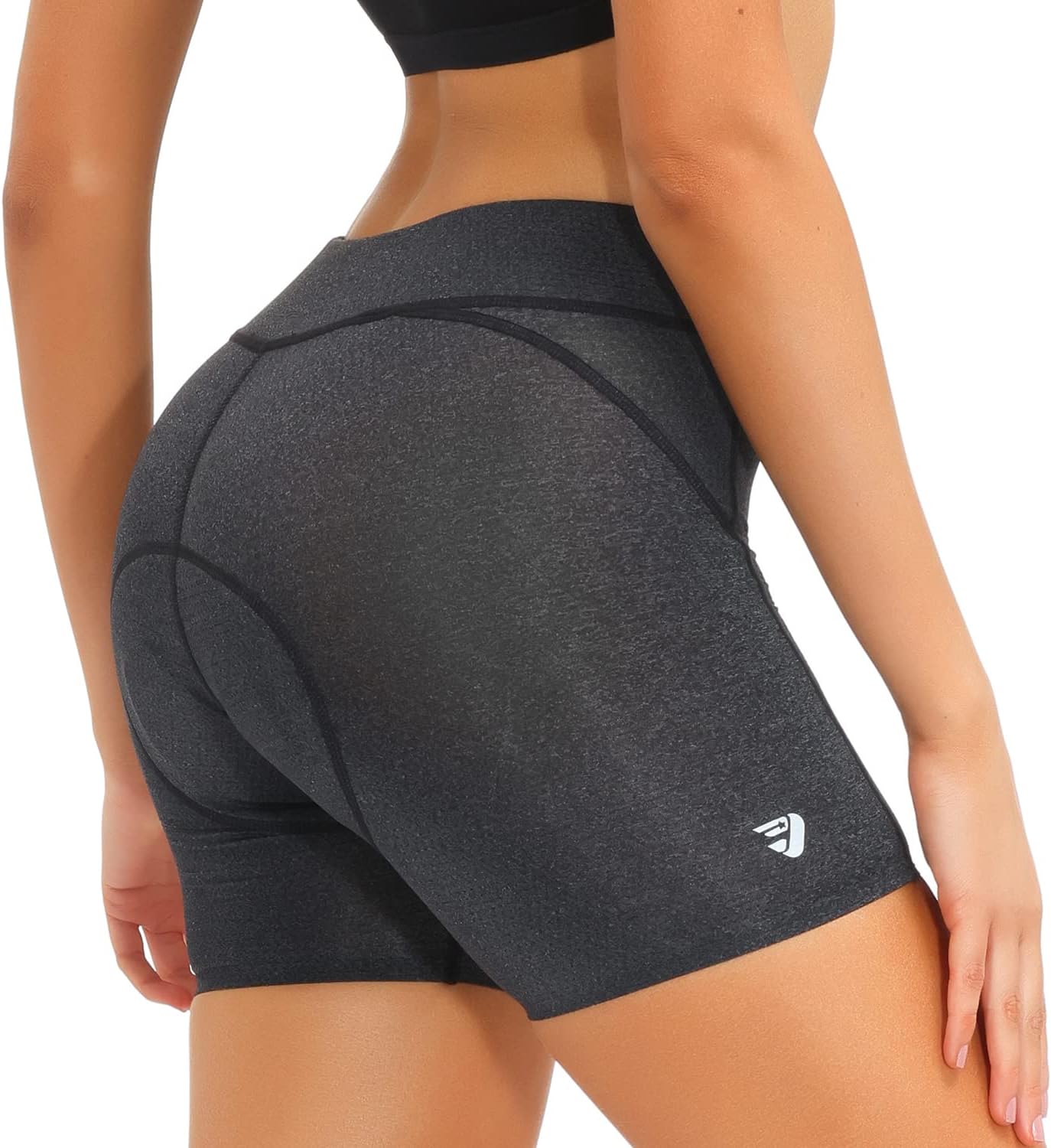 Padded Bike Shorts Women Cycling Underwear Bicycle Biking Biker Short with 4D Pa...