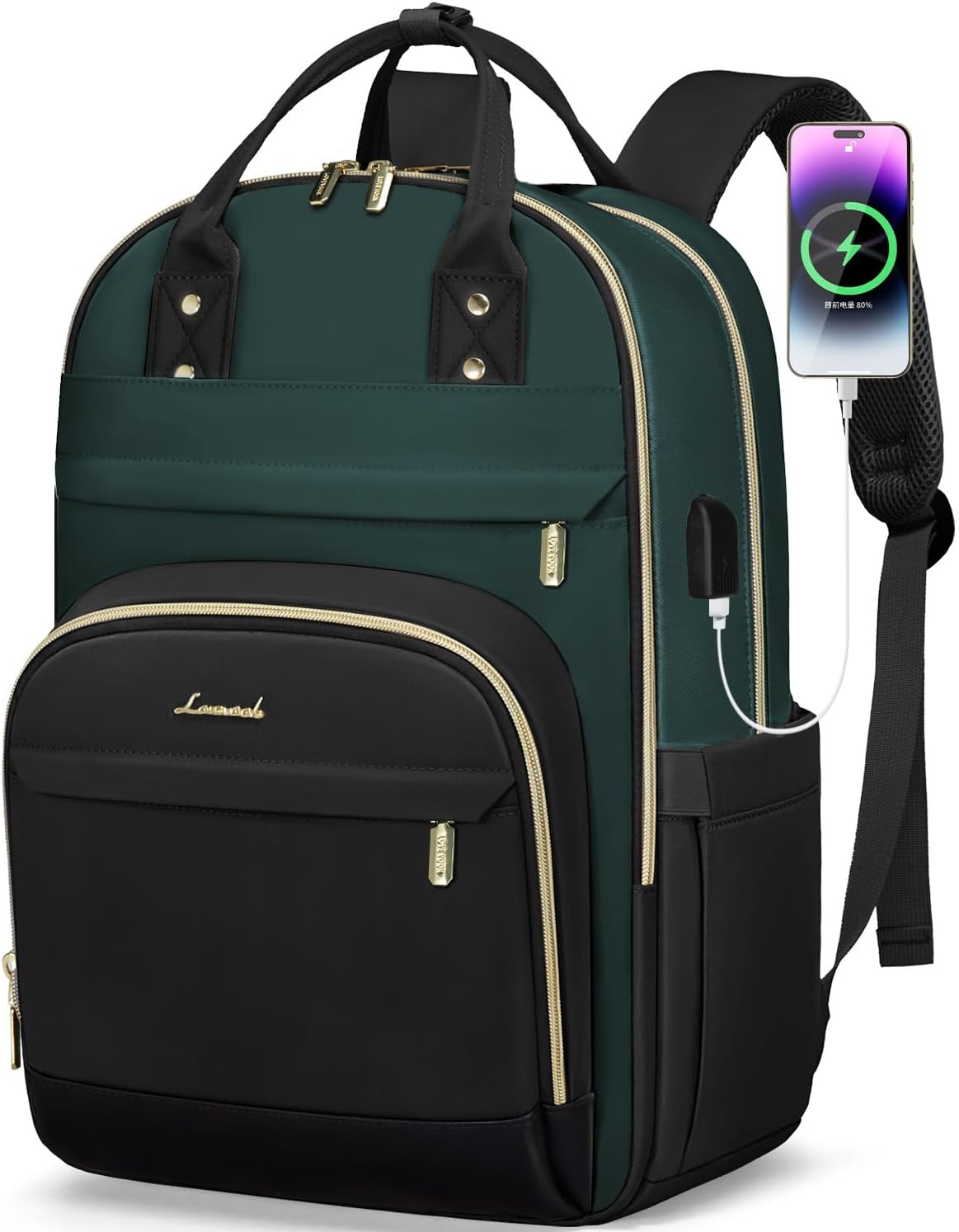 LOVEVOOK Laptop Backpack for Women,15.6inch Professional Women Travel Backpack P...