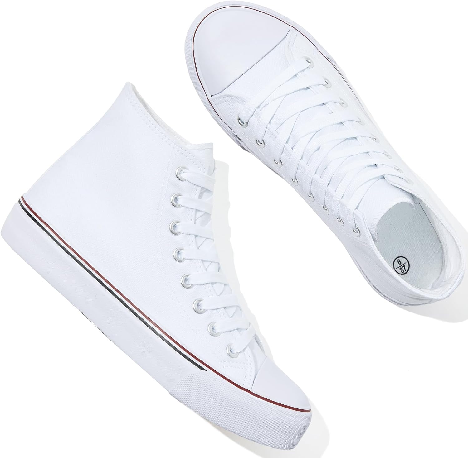 yageyan Womens High Top Canvas Sneakers Lace up Fashion Shoes for Women Casual C...