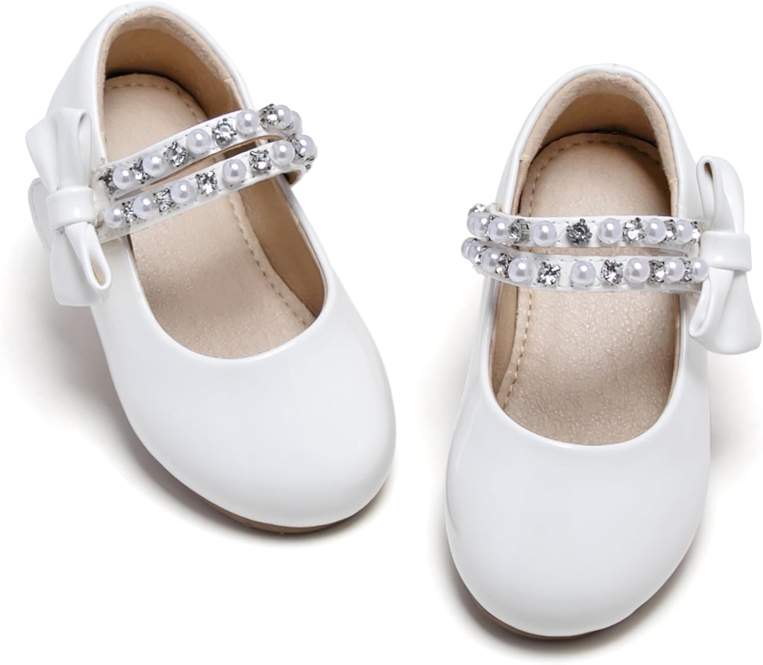 Otter MOMO Toddler/Little Girls Mary Jane Ballerina Flats Shoes Slip-on School P...