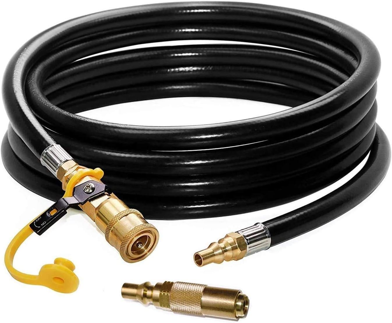 DOZYANT 12ft RV Propane Quick Connect Hose and Conversion Fitting for Blackstone...