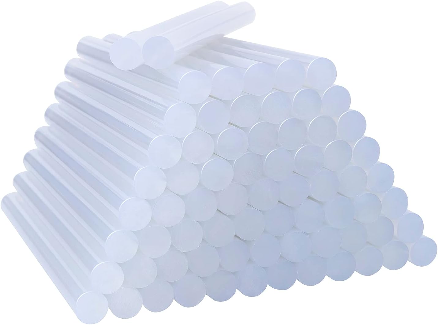 BEEWAY Hot Glue Sticks Φ 11.0mm, 55 Pack 11mm x 100mm Hot Glue Gun Sticks for Gl...