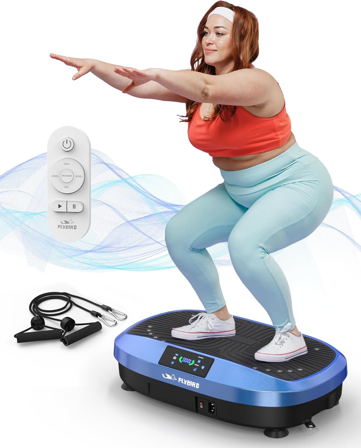 FLYBIRD Vibration Plate- 4D & Oscillation Two Types Vibration Platform, Whole Bo...
