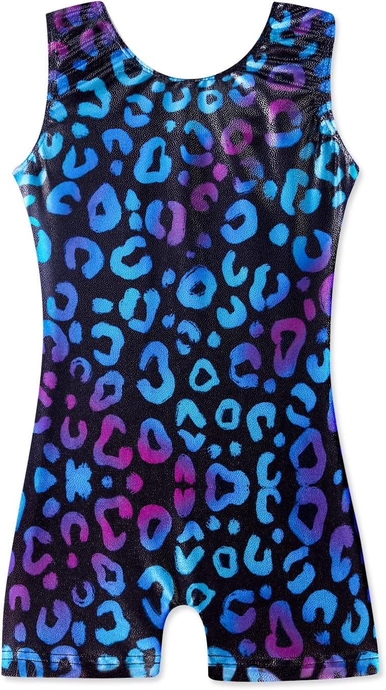 HOZIY Gymnastics Leotards with Shorts for Girls Toddlers Kids Biketard Tumbling...