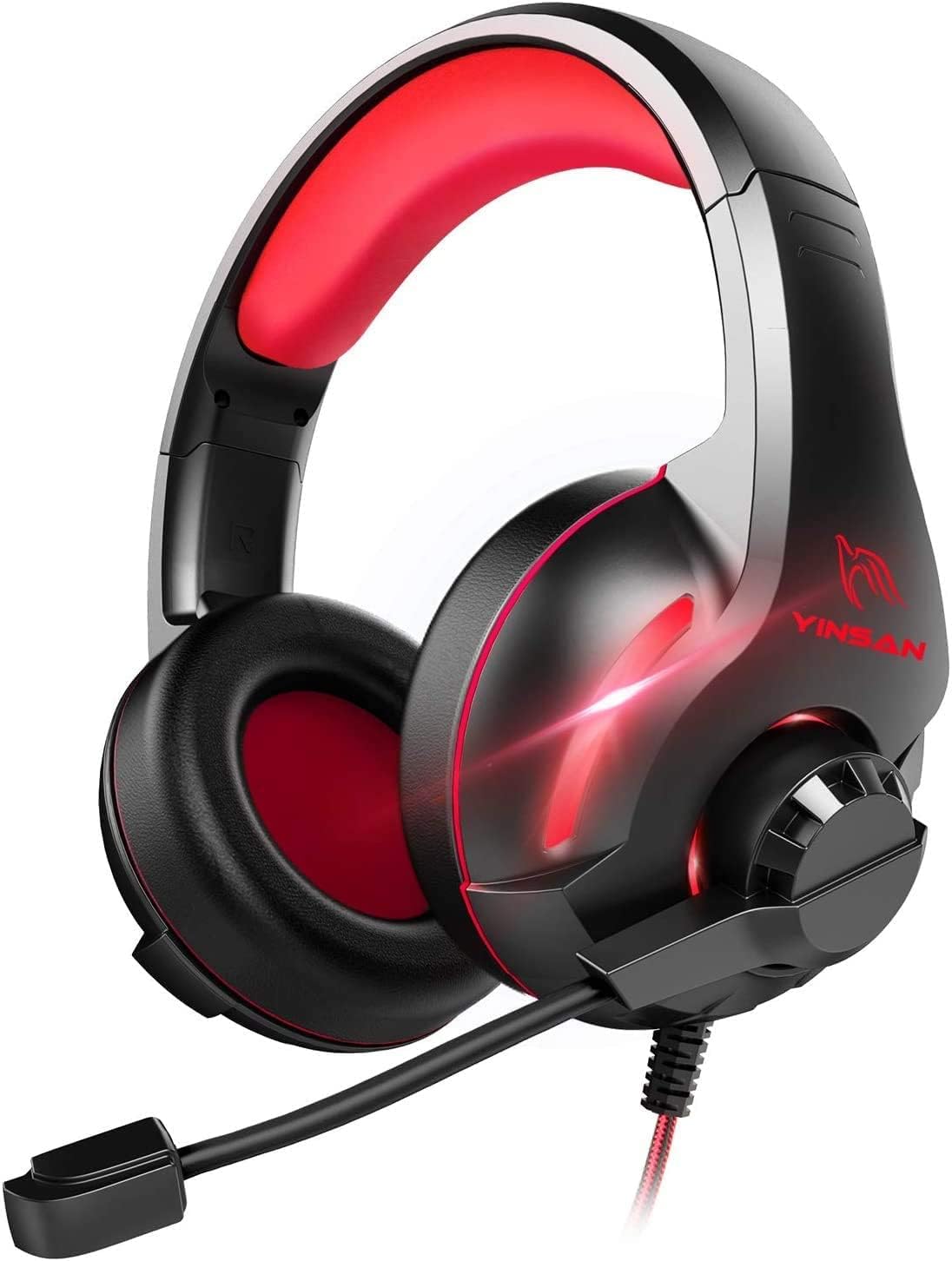 YINSAN Gaming Headset for PS5 PS4 Xbox Series X/S Nintendo Switch Xbox One PC, W...