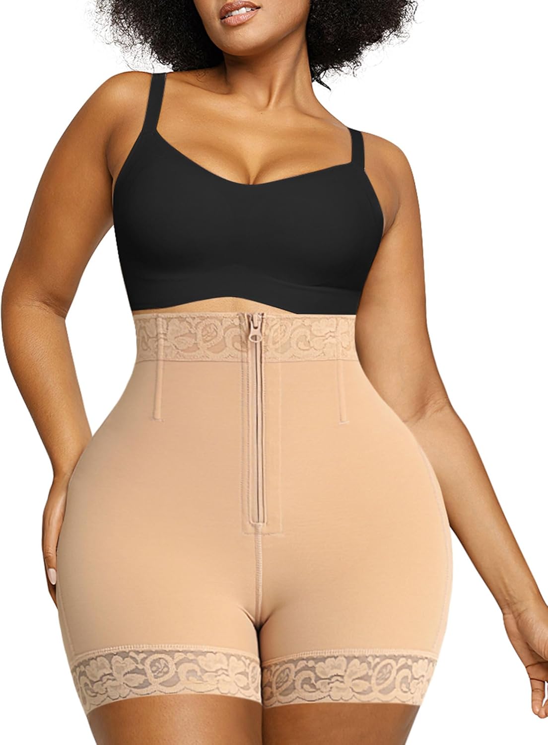 SHAPELLX Butt Lifter Shapewear Tummy Control Shorts For Women Waist Cincher With...