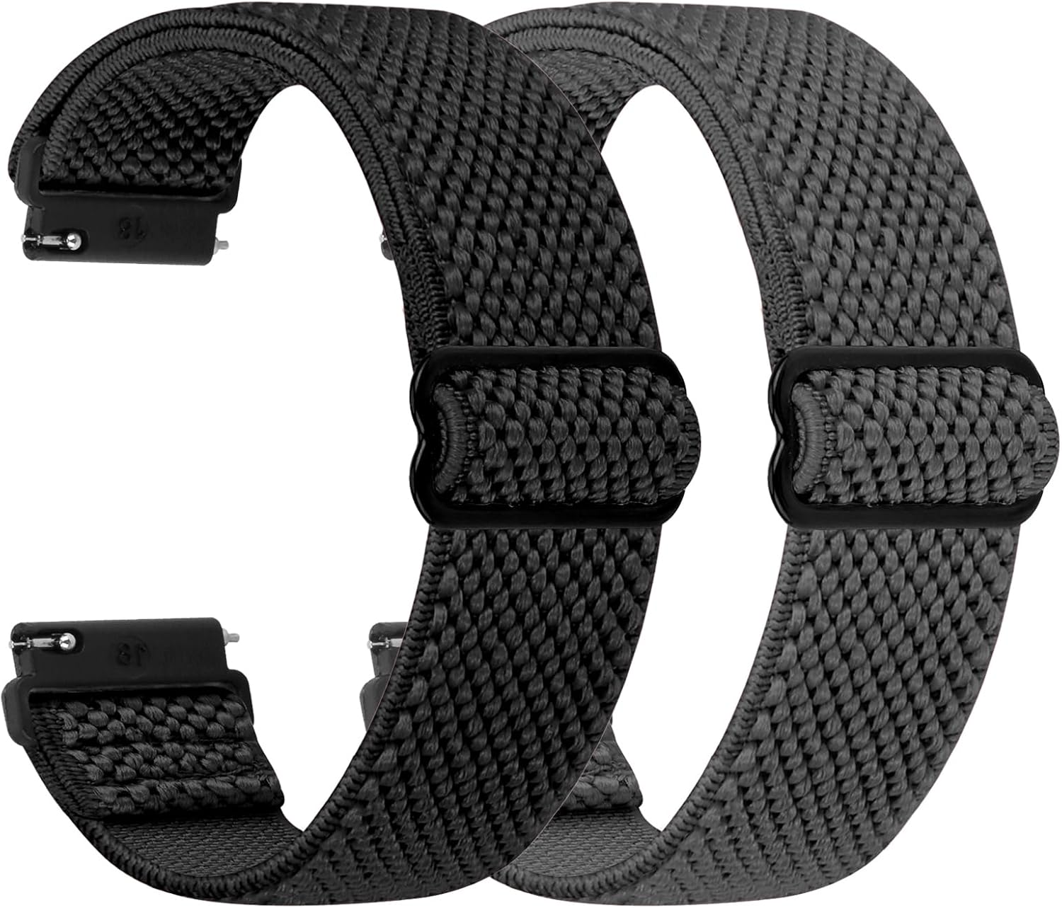 TumpCez - Quick Release Elastic Nylon Watch Straps - Band Width- 16mm 18mm 19mm...