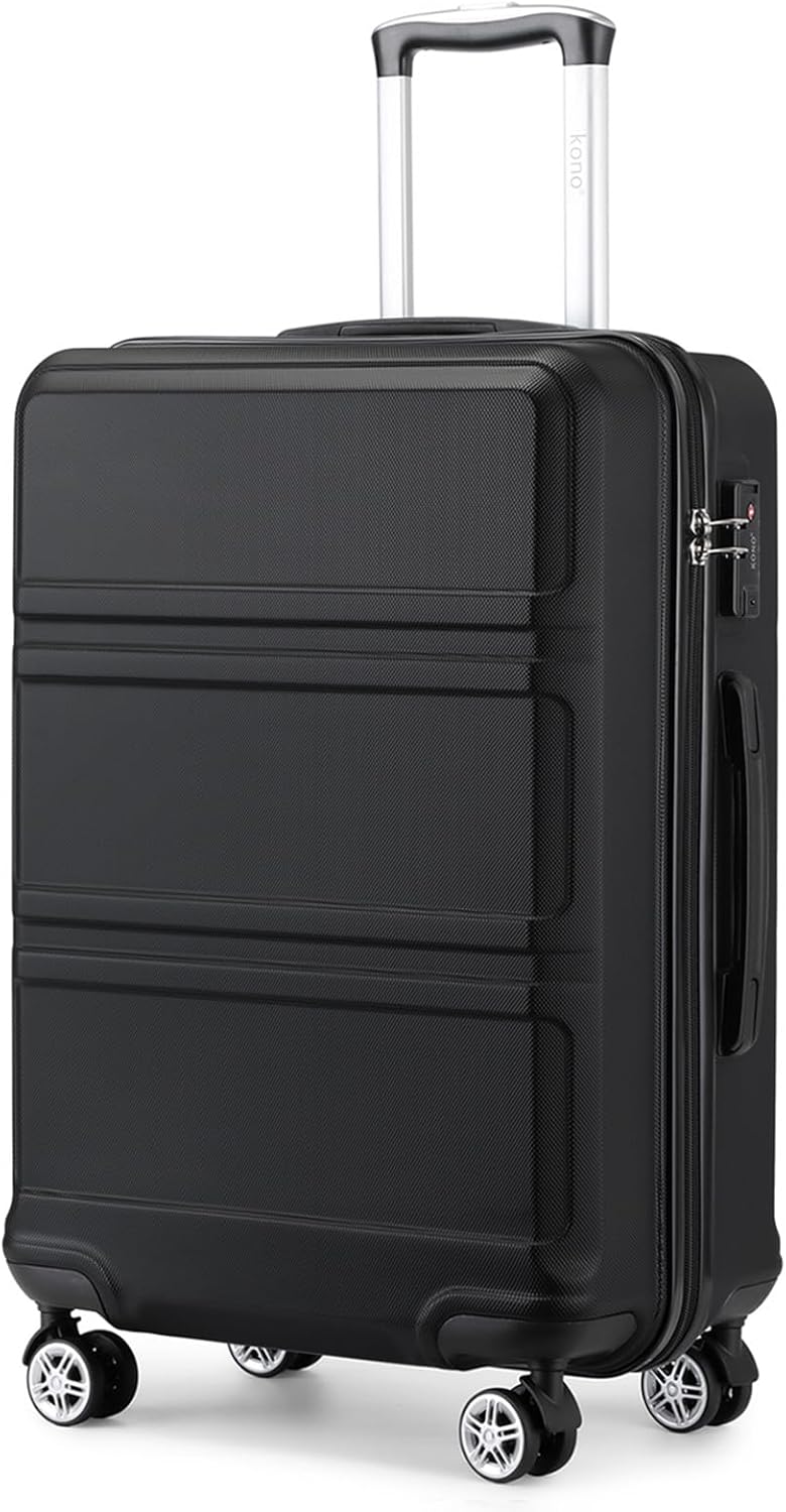 Kono Large Suitcase 28-Inch Lightweight 4 Wheel and Sturdy ABS Hard Case Trolley...