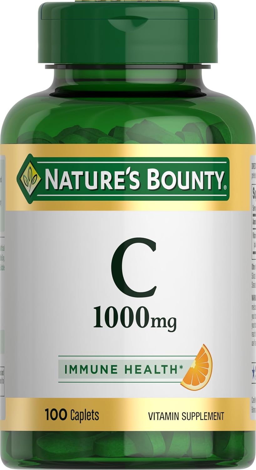Nature's Bounty Vitamin C 1000mg, Immune Support Supplement, Powerful Antioxidan...