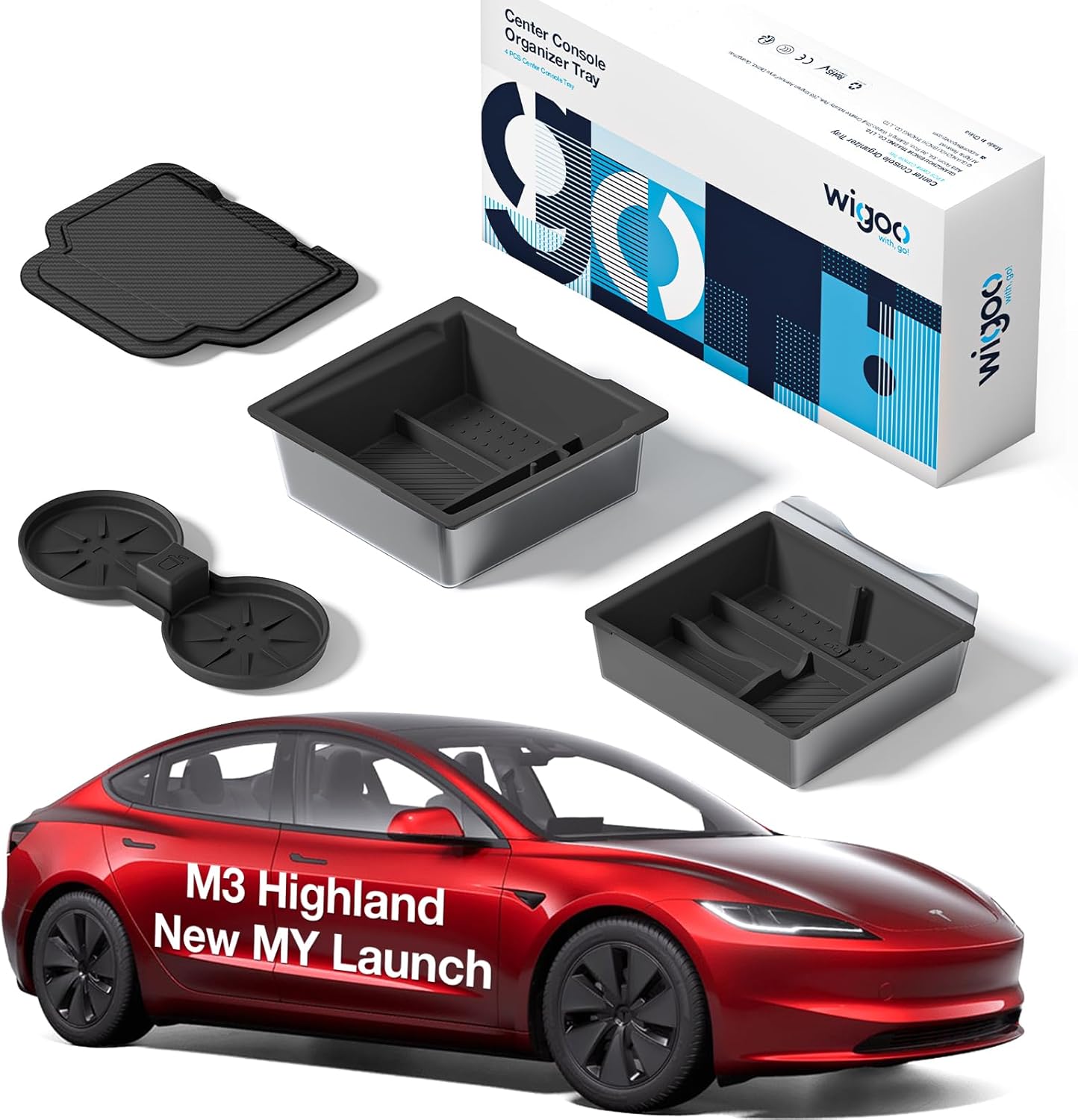 2025 Upgrade Tesla Model 3 (2024-2025) Highland & New Model Y Launch Accessories...