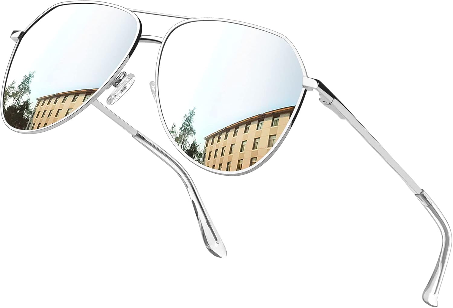 Joopin Polarized Metal Aviation Sunglasses Men, Classic Military Sun Glasses Wom...