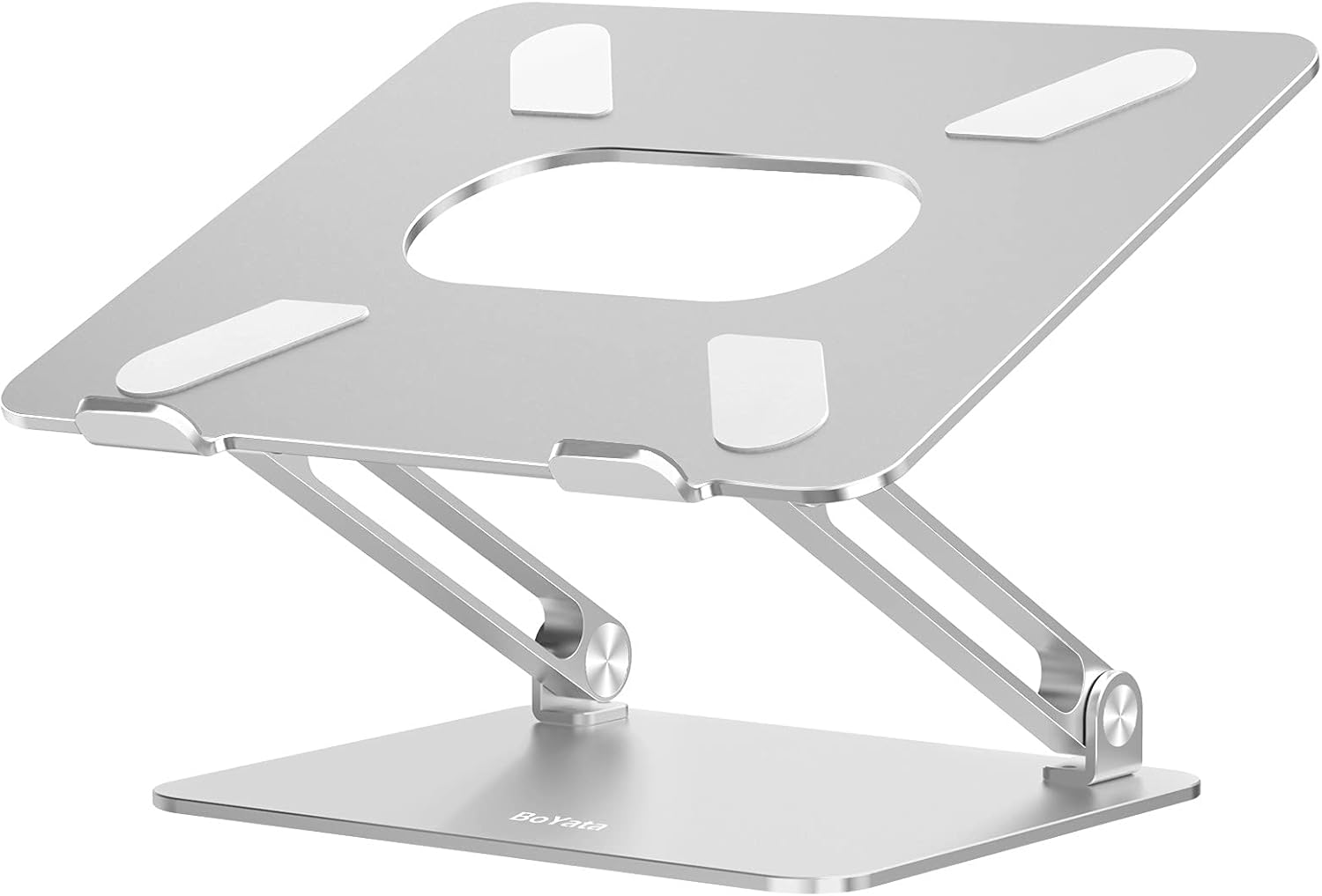 Boyata Laptop Stand, Adjustable Multi-Angle Laptop Riser with Heat-Vent Compatib...