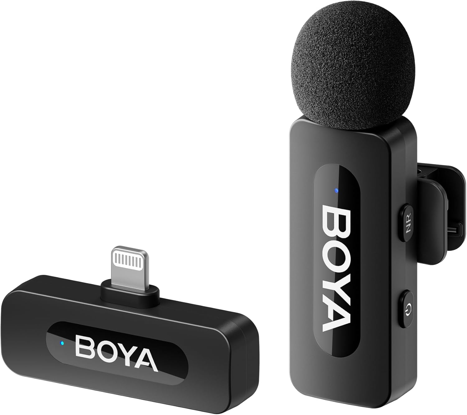Boya BY-V1 Wireless Lavalier Microphone for iPhone, Mobile Phone Microphone iPho...