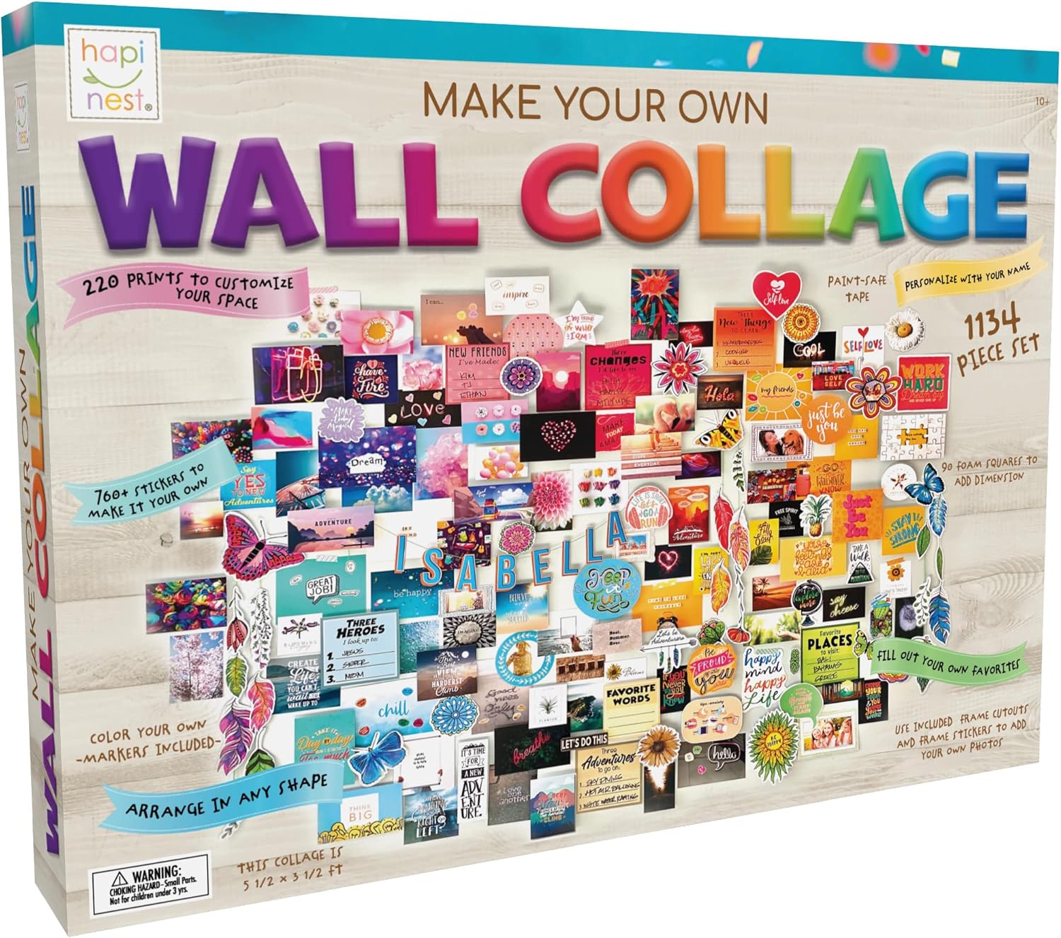 Hapinest DIY Wall Collage Kit for Tween and Teen G...
