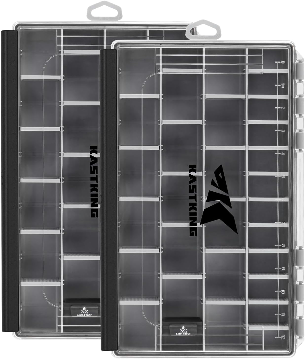 KastKing HyperSeal Waterproof Tackle Box, 3600 and 3700 Tackle Trays, Fishing Ta...