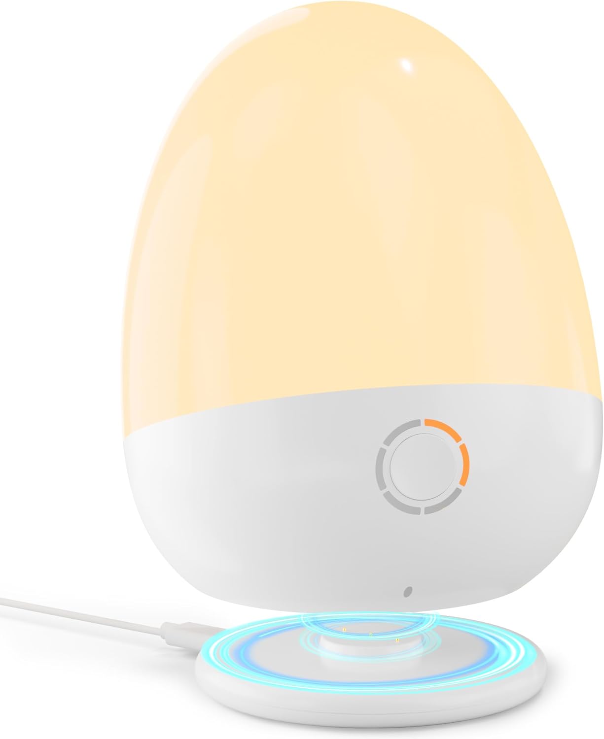 Touch Night Light for Baby Nursery: Rechargeable Portable Kids Egg Nightlight La...