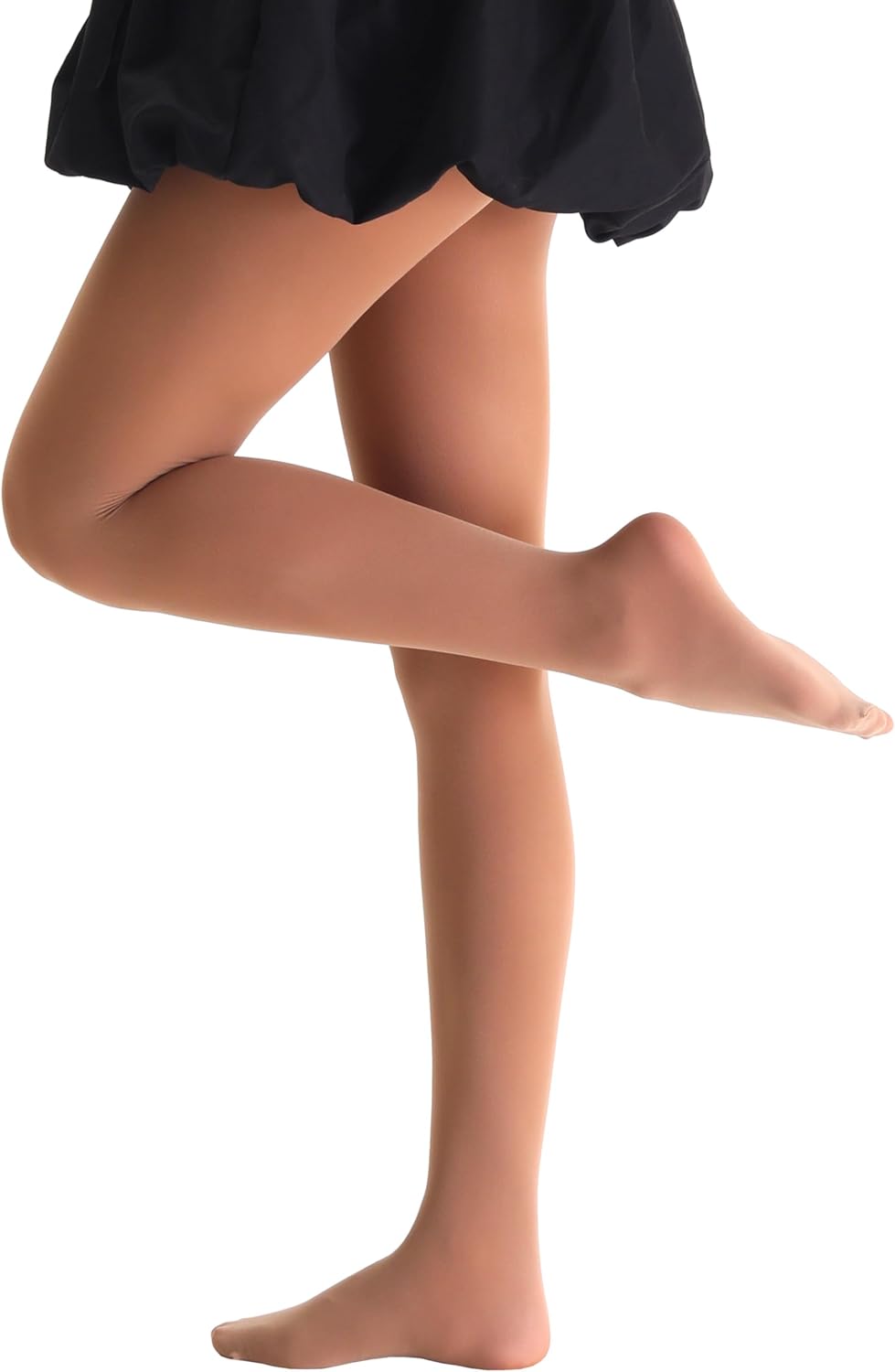 EVERSWE Girls Tights, Semi Opaque Footed Tights, Microfiber Dance Tights 40Den 1...