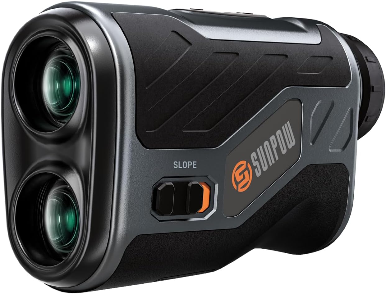 SUNPOW Golf Rangefinder with Slope, 1200 Yards, 7X Magnification High Precision...