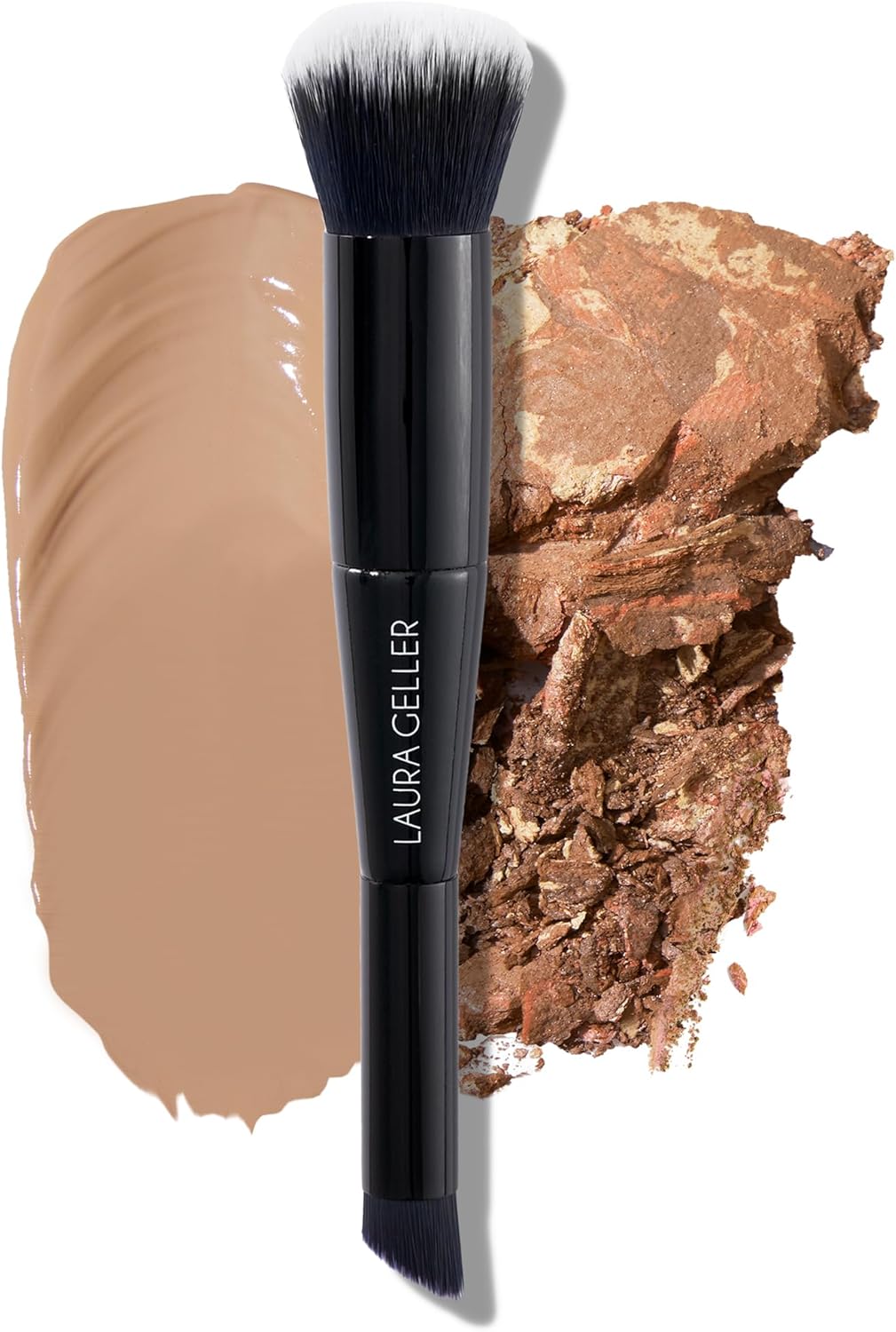 LAURA GELLER NEW YORK Dual-Ended Concealer and Foundation Makeup Brush for Blend...
