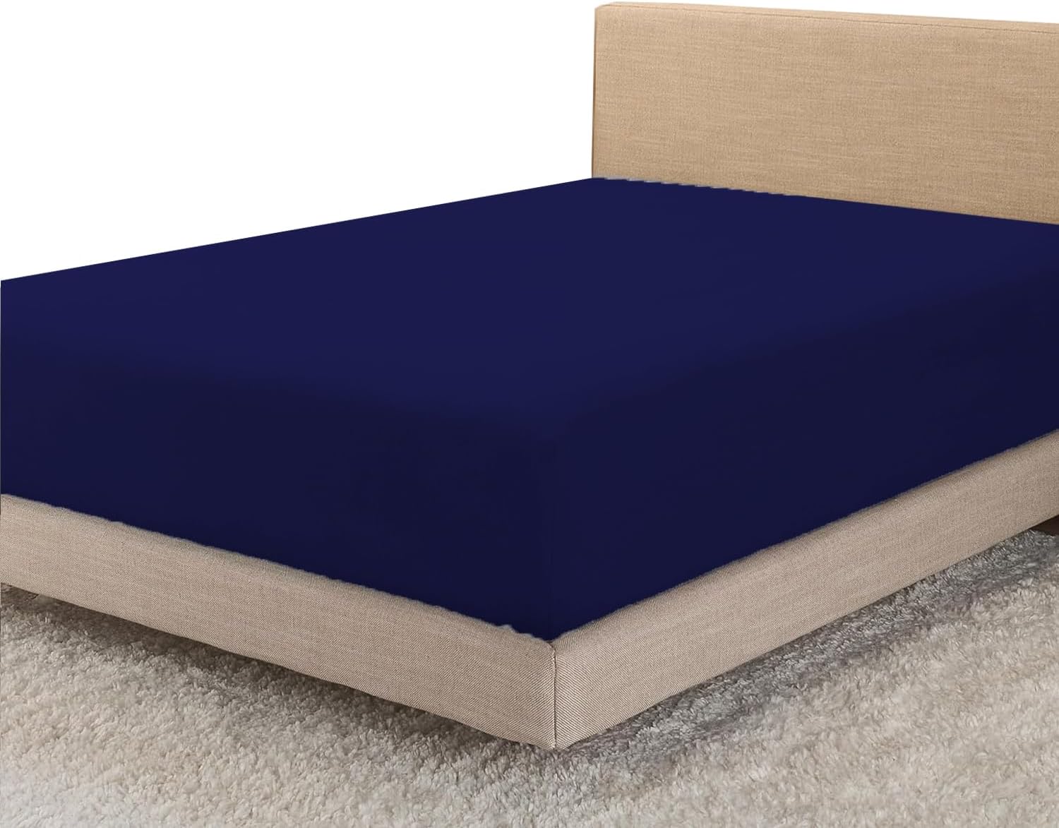 Linens World Egyptian Cotton Fitted Sheets Super King Size Breathable, Anti Wrin...