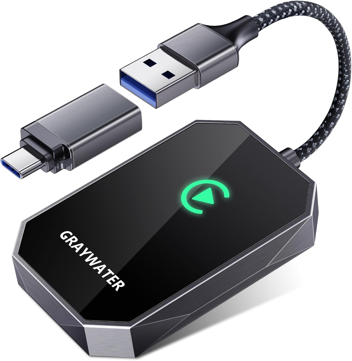 GRAYWATER Wireless CarPlay Adapter,Convert OEM Wired to Wireless Car Play Dongle...