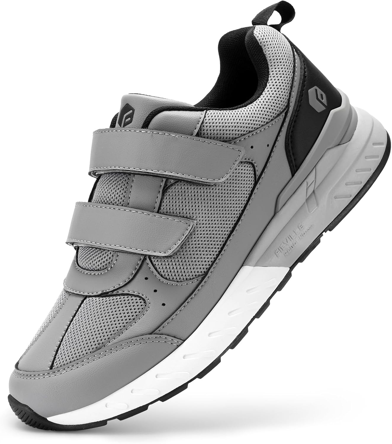 FitVille Mens Extra Wide Trainers Lightweight Comfortable Walking Shoes Breathab...