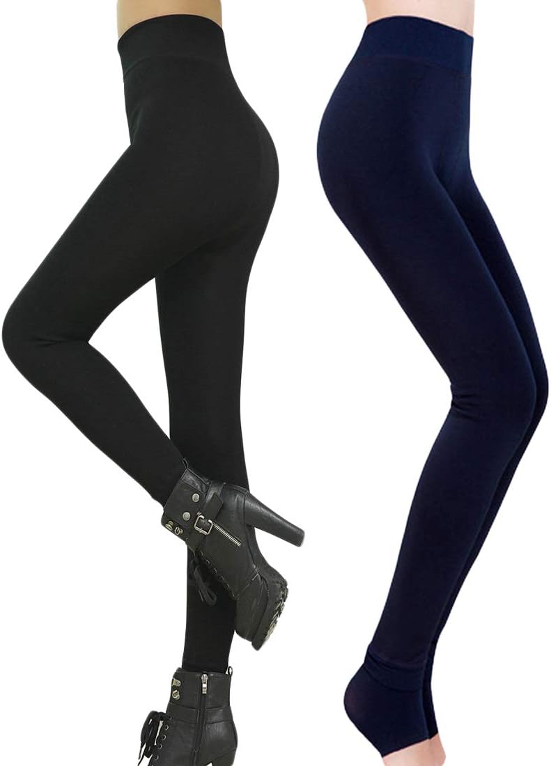 Romastory Winter Warm Leggings Women Elastic Thick Thermal Legging Pants Fleece...