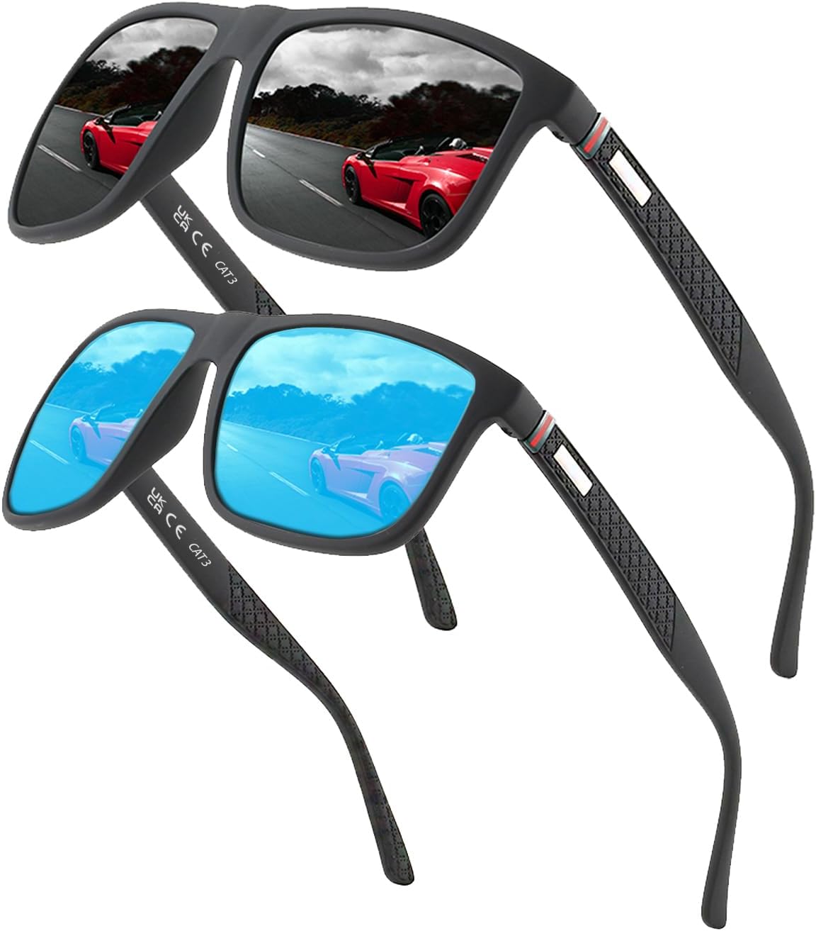 Perfectmiaoxuan Polarized sunglasses for men/women; Vintage/classic/elegant ligh...