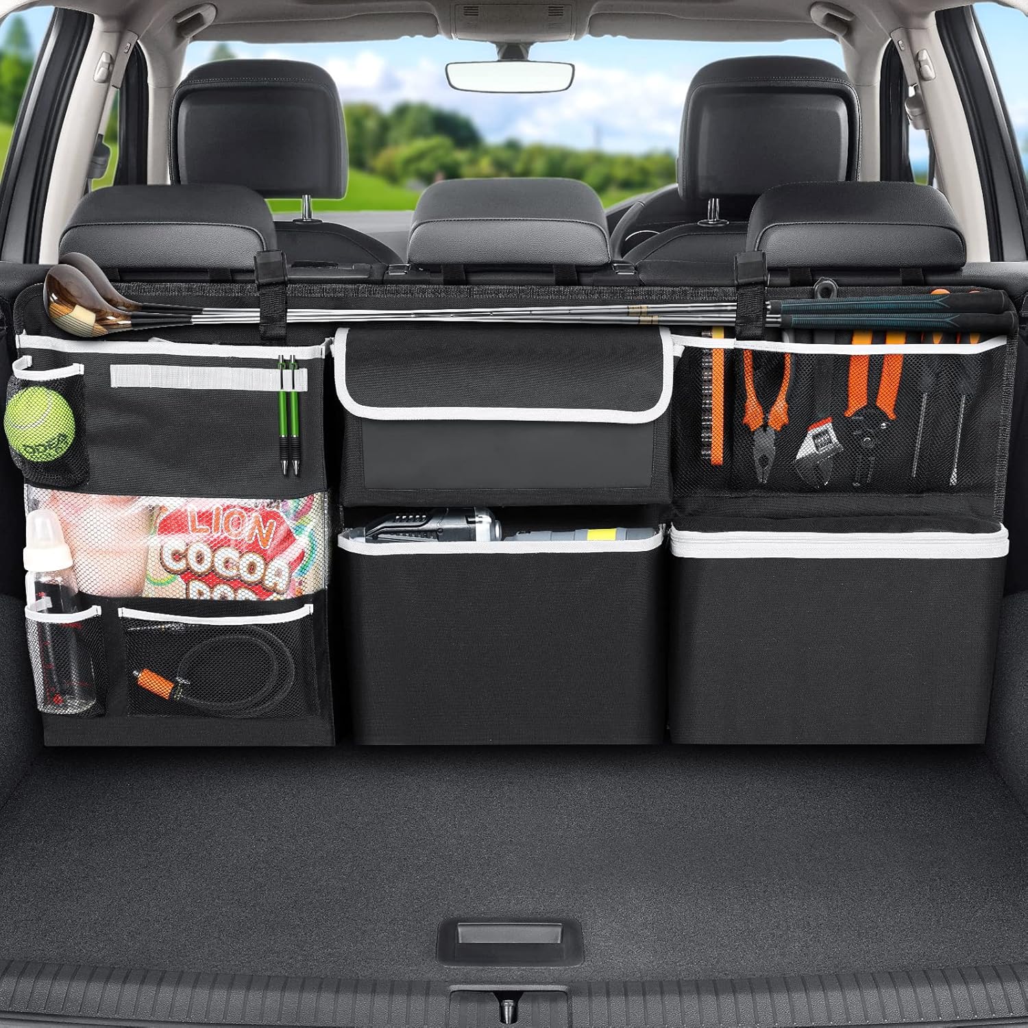 Oasser Car Boot Organiser, Car Boot Storage with 8...