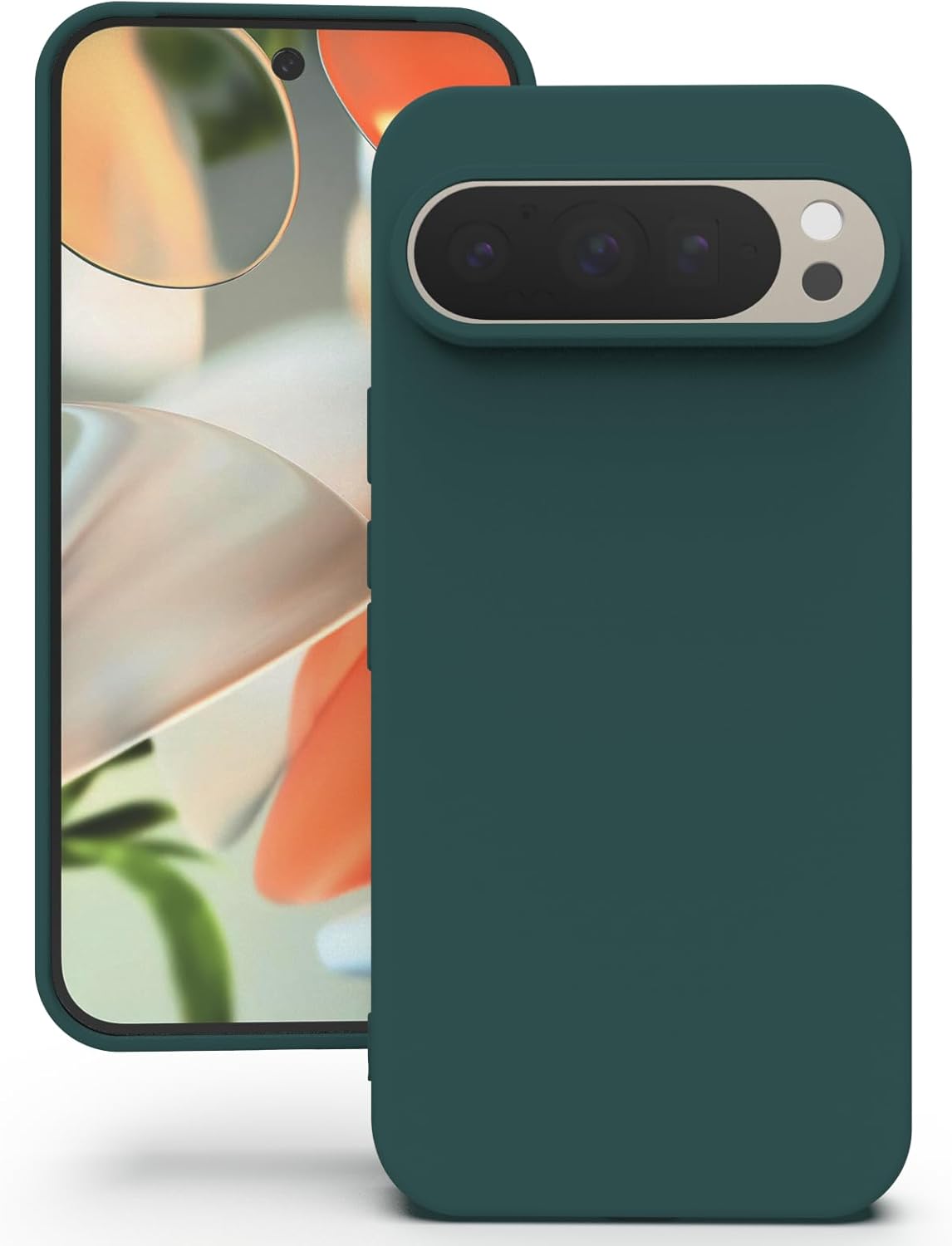 YATWIN Silicone Case for Google Pixel 9/9 Pro, Soft-Touch, Shockproof, DustProof...