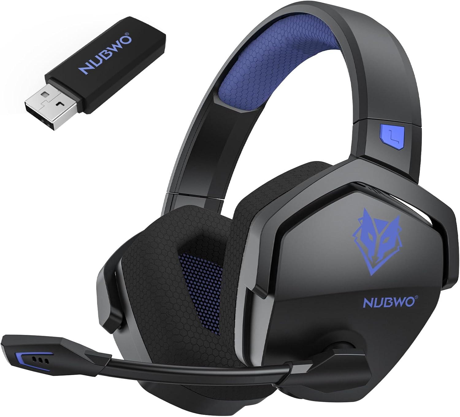 NUBWO Gaming Headset, 2.4GHz Wireless Gaming Headphone for PS4, PS5, PC, NS, 5.3...