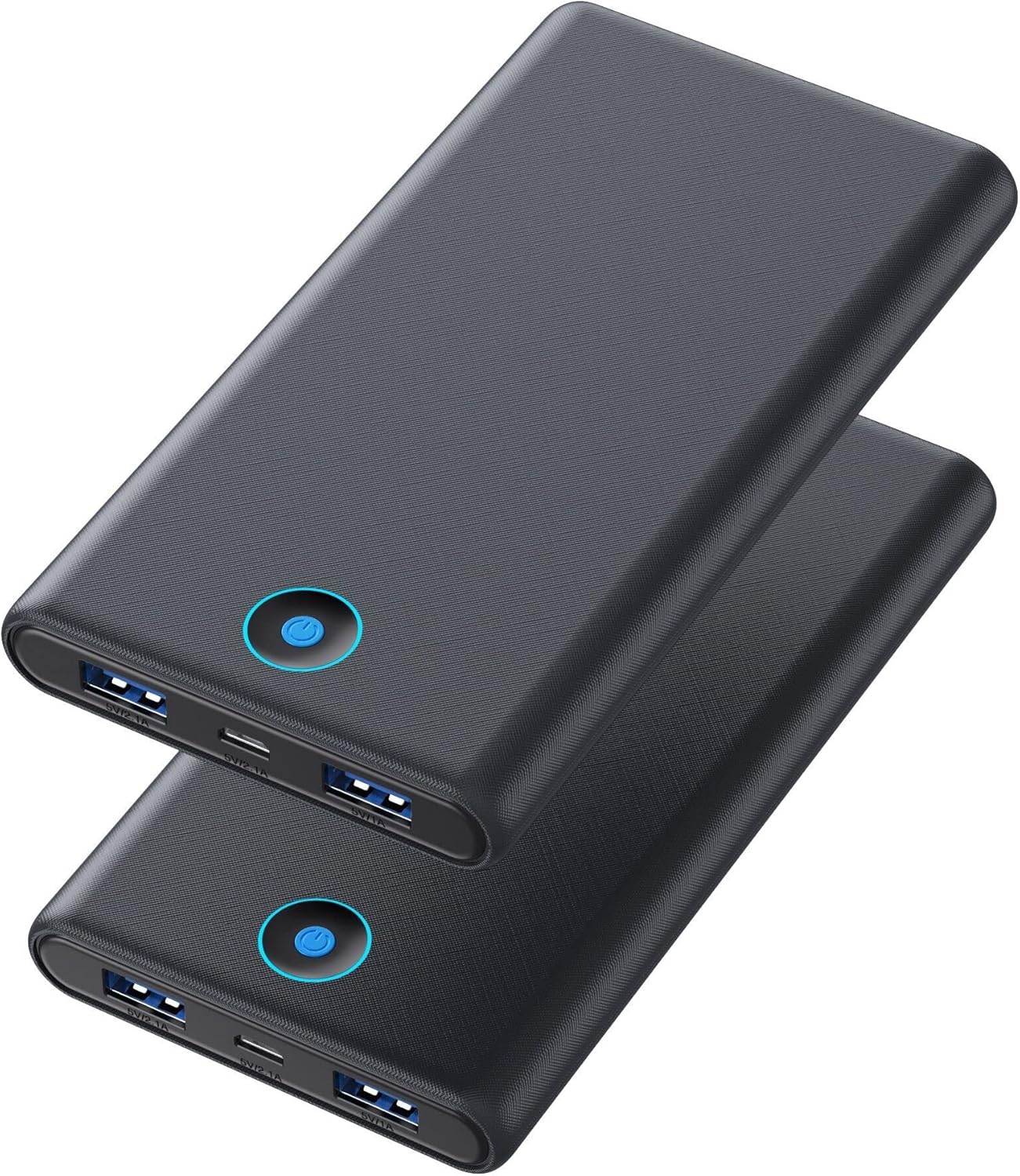 Portable Charger, 2-Pack 20000mAh Power Bank Ultra Slim Fast Charging External B...
