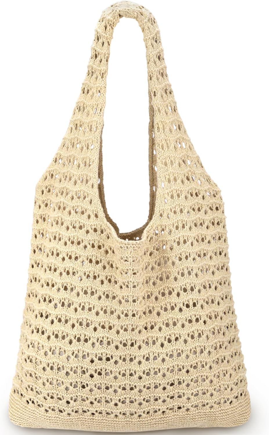 Ayieyill Crochet Tote Bag For Women, Crochet Mesh Beach Tote Bag Summer Vacation...