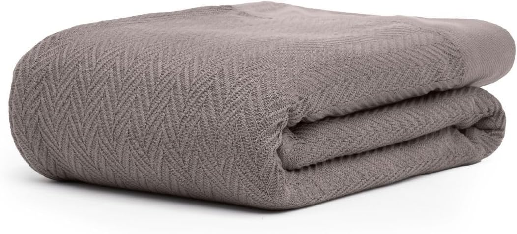 Luxury Cotton Blankets for King Bed - Blanket for Ultimate Comfort and Warmth, H...