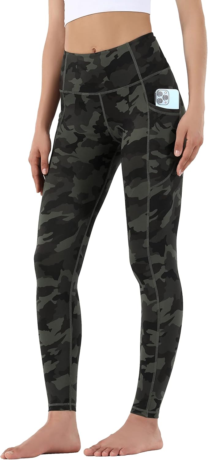 OVRUNS Yoga Pants for Women - High Waist Gym Leggings Tummy Control Workout Runn...