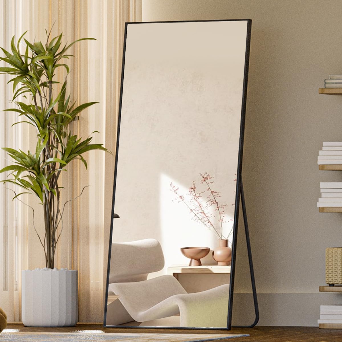 Koonmi 71"x26" Mirror Full Length, Standing Hanging or Leaning Against Wall Floo...