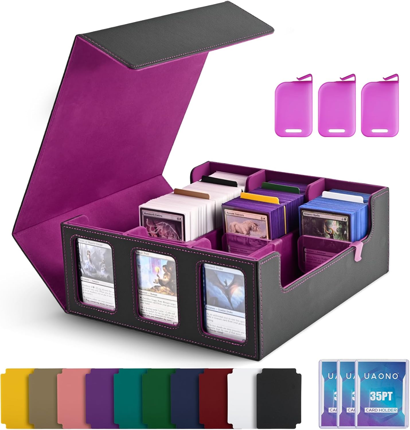 Card Storage Box for Trading Cards, 1800+ Commande...
