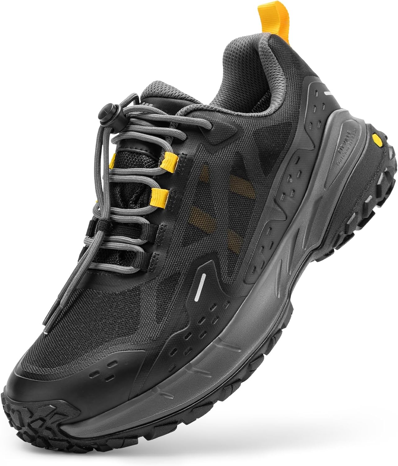 FitVille Men’s Waterproof Hiking Shoes Extra Wide Width Non-Slip Walking Shoes O...