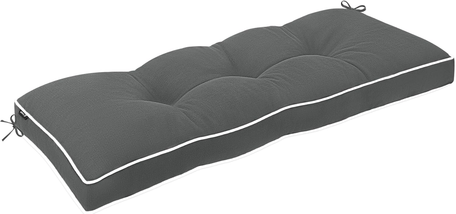 Favoyard Outdoor Bench Cushion 42 x 16 Inch Water-Resistant & 3-Year Fade Resist...