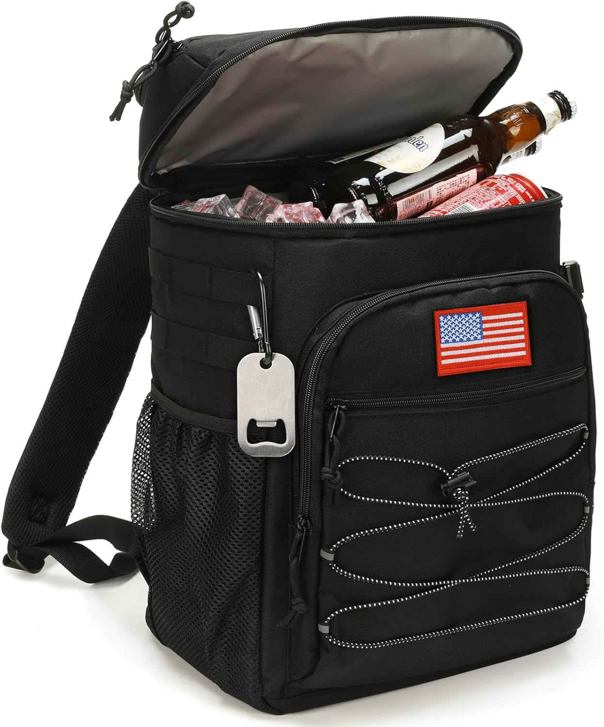 Tactical Backpack Cooler, 25L Cooler Backpack Insulated Leak-Proof, Heavy Duty L...