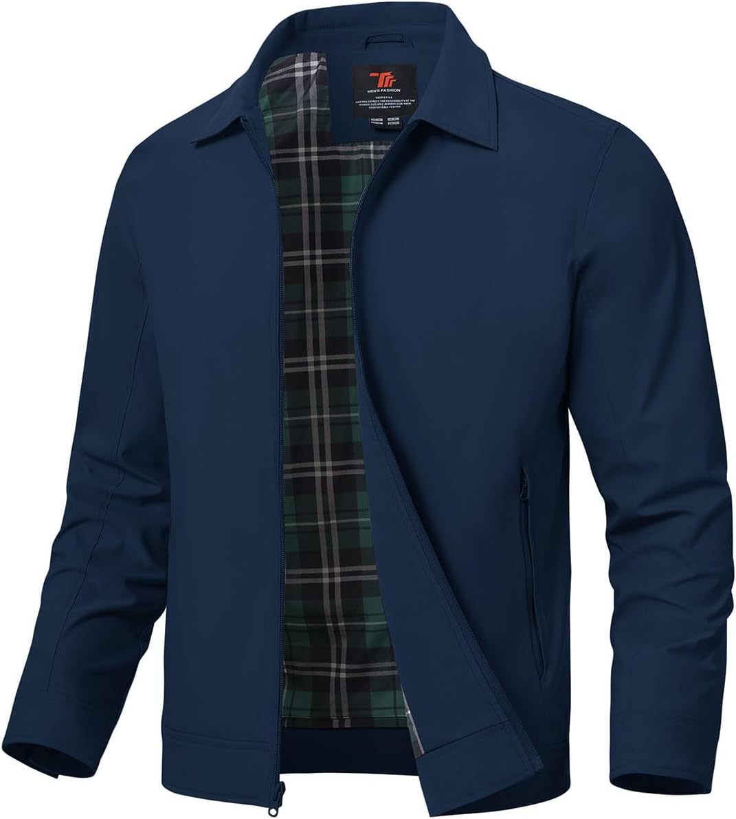 YSENTO Mens Summer Bomber Jackets Lightweight Casual Windbreaker Baseball Sports...