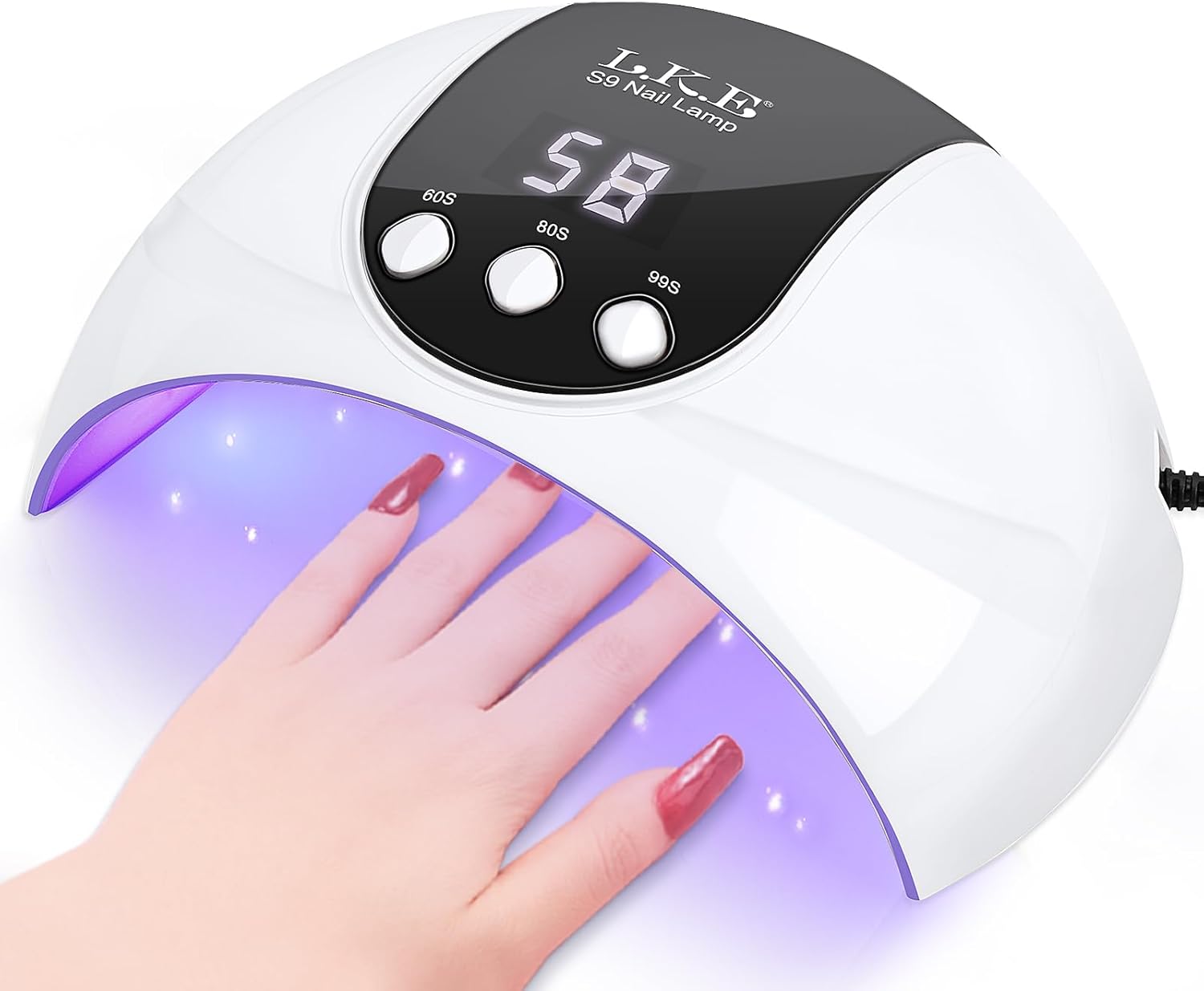 UV Nail Lamp Nail Dryer 54W UV Lamps for Gel Nails Nail UV Lamp Led Nail Lamp wi...