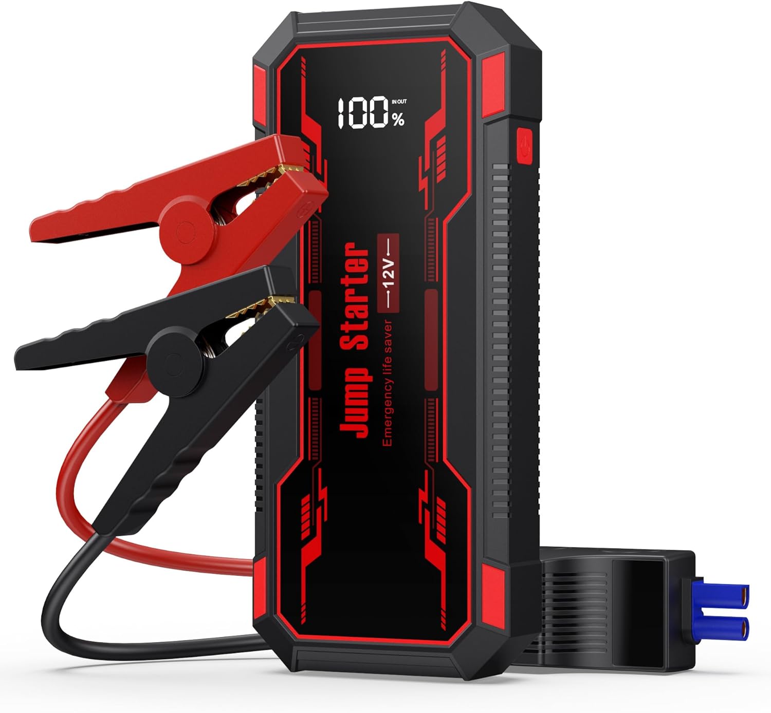 Car Jump Starter 6000A Car Battery Jump Starter Portable,12V Battery Jumper Star...