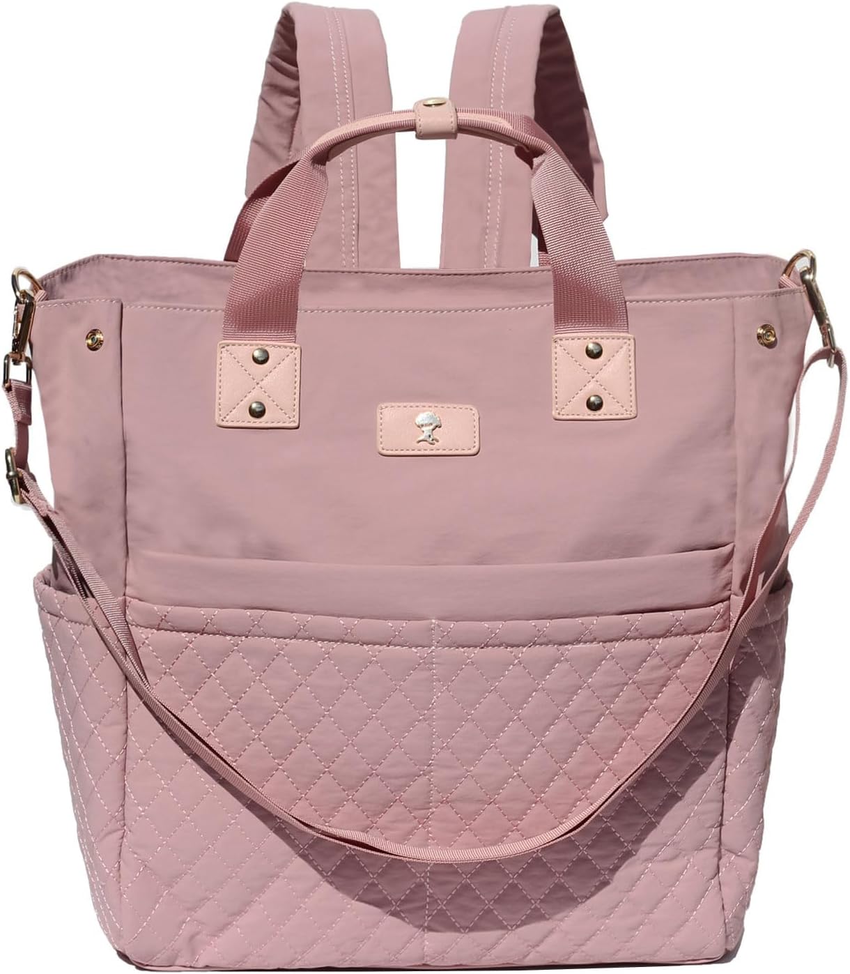 ESVAN Diaper Tote Bag Totepack Backpack Crossbody Bag 3 in 1 for Women Laptop Ba...